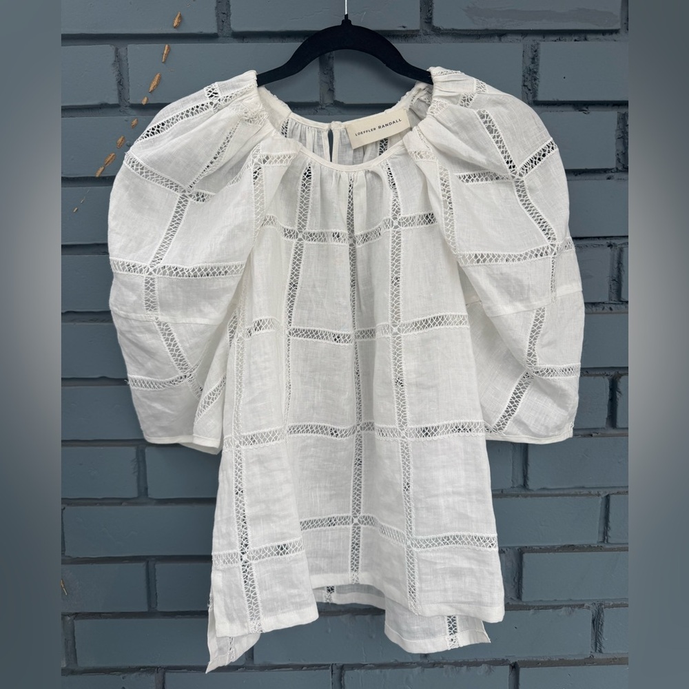 Loeffler Randall Linen Blouse S